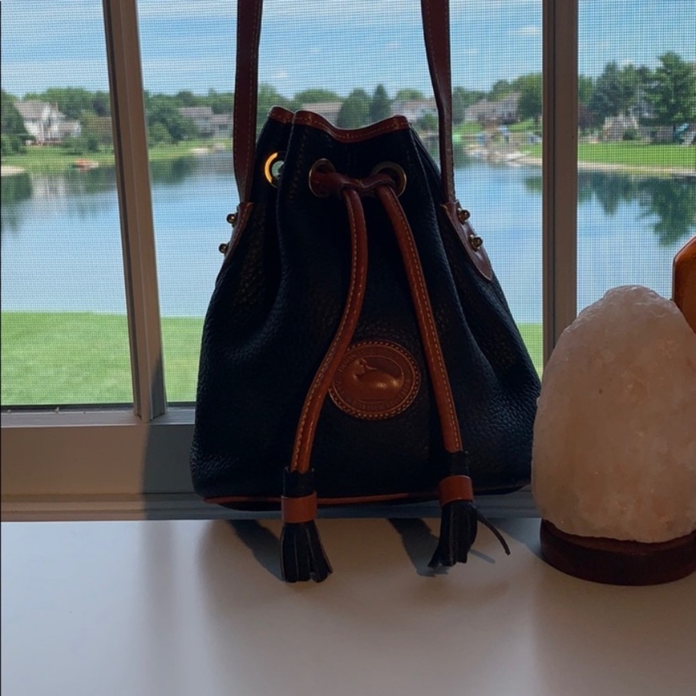 Dooney and Bourke Vintage Drawstring Bucket Bag